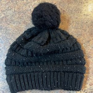 C.C Black Knit Hat